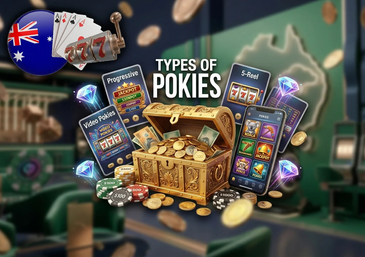 Variety of video slots, progressive jackpots, and classic machines.